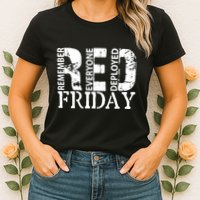 Red Friday Remember Everyone Deployed Womens T-Shirt