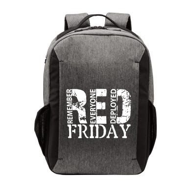 Red Friday Remember Everyone Deployed Vector Backpack