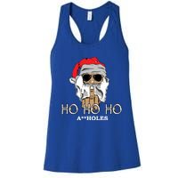 Rude Funny Santa Ugly Sweater Women's Racerback Tank