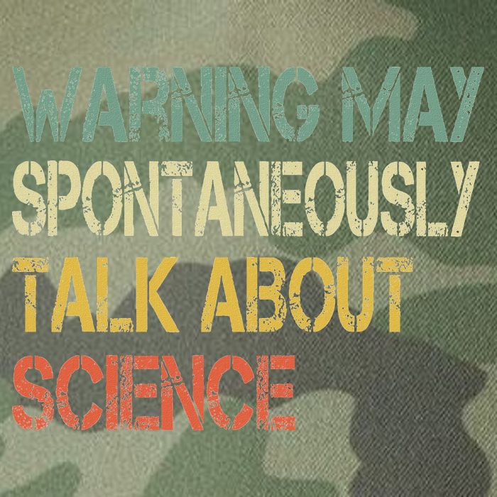 Retro Funny Scientist Warning May Talk About Science Teacher Legacy Tie Dye Trucker Hat