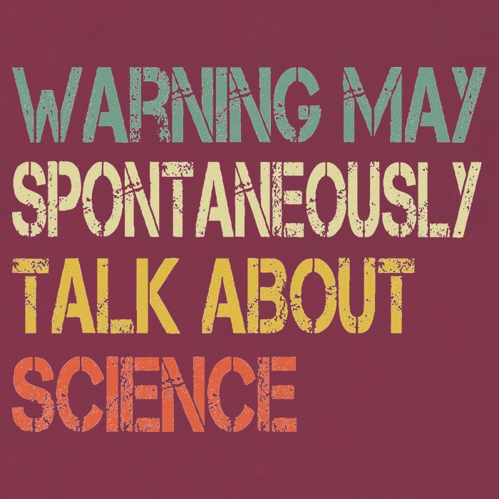 Retro Funny Scientist Warning May Talk About Science Teacher 16oz Travel Tumbler