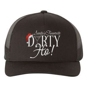 Retro Funny SantaS Favorite Ho Dirty Martini Christmas Yupoong Adult 5-Panel Trucker Hat