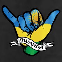 Rwanda Flag Shaka Hand Symbol Cool Comfort Performance Bucket Hat