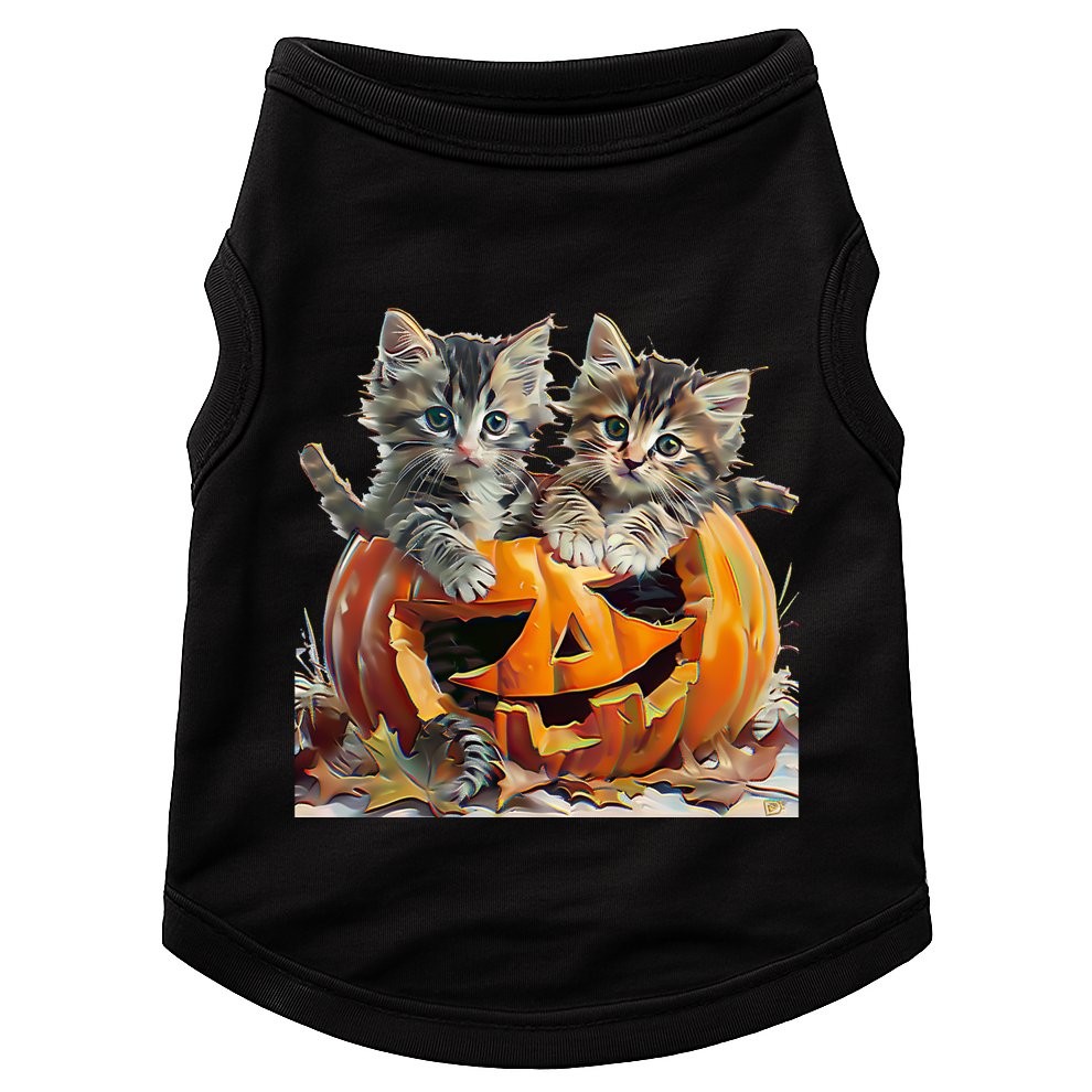 Retro Floral Spooky Season Doggie Tank