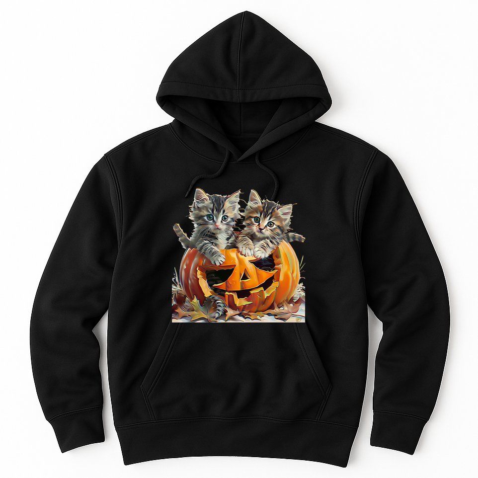 Retro Floral Spooky Season Hoodie