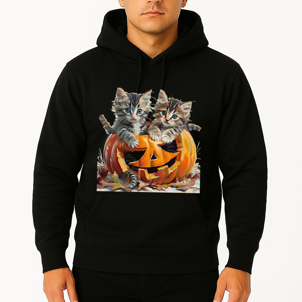 Retro Floral Spooky Season Hoodie