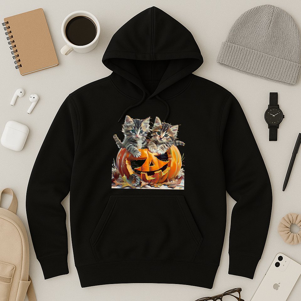 Retro Floral Spooky Season Hoodie