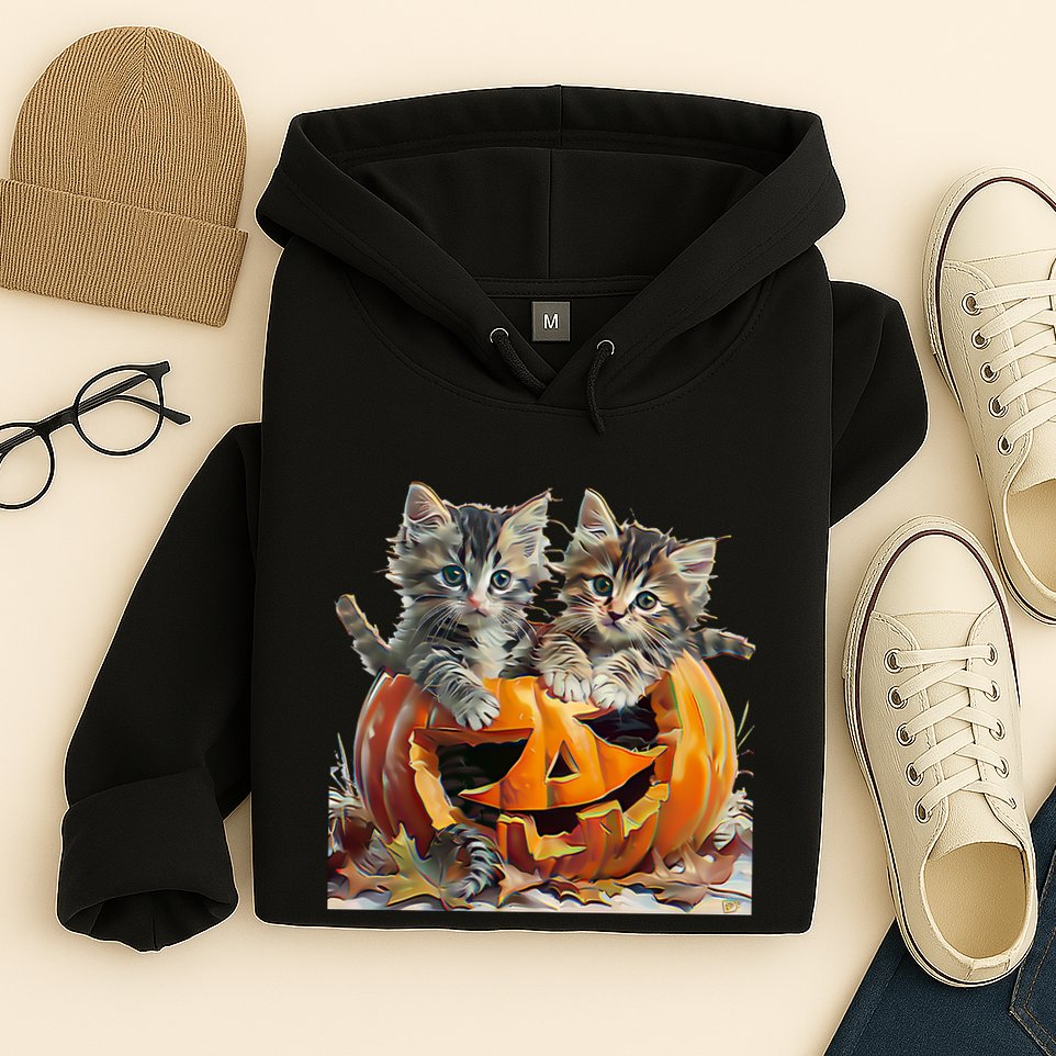 Retro Floral Spooky Season Hoodie