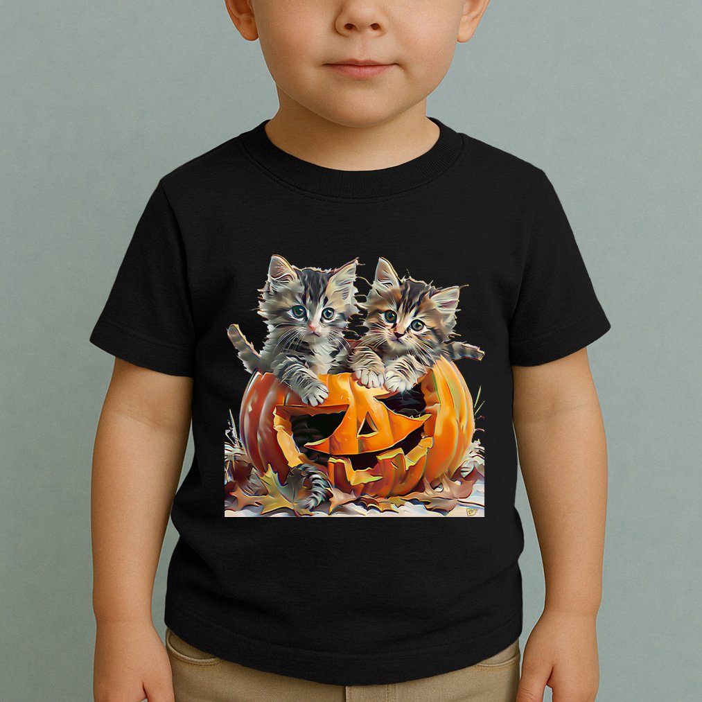 Retro Floral Spooky Season Toddler T-Shirt