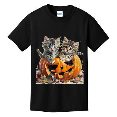 Retro Floral Spooky Season Kids T-Shirt