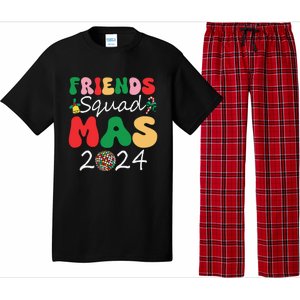 Retro Friendsmas Squad 2024 Christmas Family Pajama Set