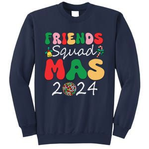 Retro Friendsmas Squad 2024 Christmas Family Sweatshirt