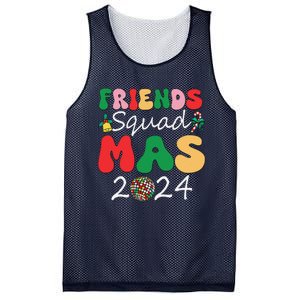 Retro Friendsmas Squad 2024 Christmas Family Mesh Reversible Basketball Jersey Tank