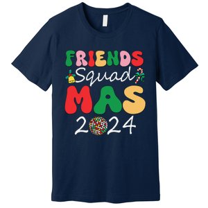 Retro Friendsmas Squad 2024 Christmas Family Premium T-Shirt