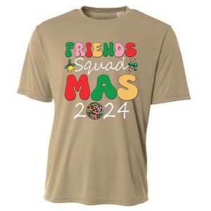 Retro Friendsmas Squad 2024 Christmas Family Cooling Performance Crew T-Shirt