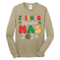 Retro Friendsmas Squad 2024 Christmas Family Tall Long Sleeve T-Shirt