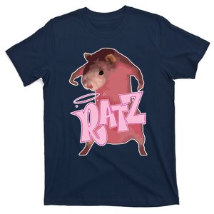 Ratz Funny Saying Rats Humor Mouse Cute Pink Rat Cool Meme T-Shirt