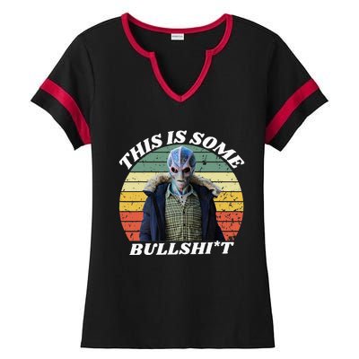 Resident Funny Swearing Alien Science Fiction Ladies Halftime Notch Neck Tee