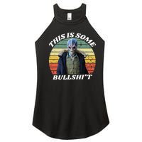 Resident Funny Swearing Alien Science Fiction Women's Perfect Tri Rocker Tank