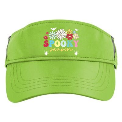 Retro Floral Spooky Season Spooky Vibes Halloween Meaningful Gift Adult Drive Performance Visor