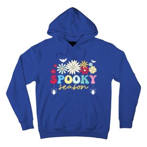 Retro Floral Spooky Season Spooky Vibes Halloween Meaningful Gift Hoodie