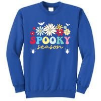 Retro Floral Spooky Season Spooky Vibes Halloween Meaningful Gift Sweatshirt