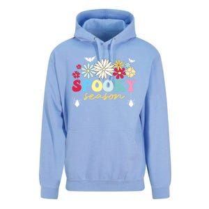 Retro Floral Spooky Season Spooky Vibes Halloween Meaningful Gift Unisex Surf Hoodie