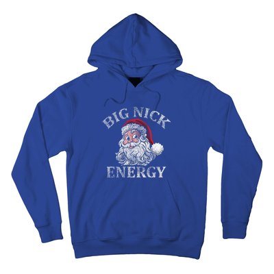 Retro Funny Santa Face Big Nick Energy Xmas Meaningful Gift Hoodie