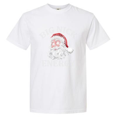 Retro Funny Santa Face Big Nick Energy Xmas Meaningful Gift Garment-Dyed Heavyweight T-Shirt