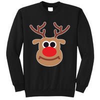 Reindeer Face Shirts Matching Family Christmas Deer Sweatshirt