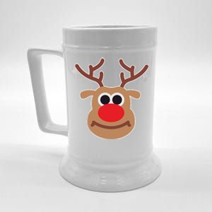 Reindeer Face Shirts Matching Family Christmas Deer Beer Stein