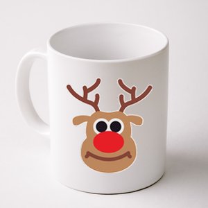 Reindeer Face Shirts Matching Family Christmas Deer Coffee Mug