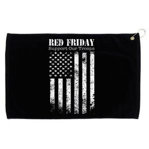 Red Friday Support Our Troops Military Memorial day Grommeted Golf Towel