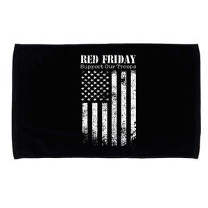 Red Friday Support Our Troops Military Memorial day Microfiber Hand Towel