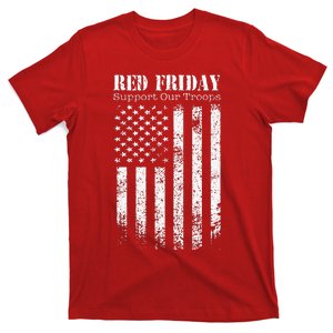 Red Friday Support Our Troops Military Memorial day T-Shirt