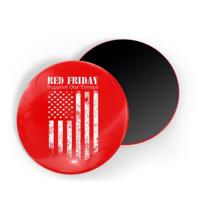 Red Friday Support Our Troops Military Memorial day Magnet