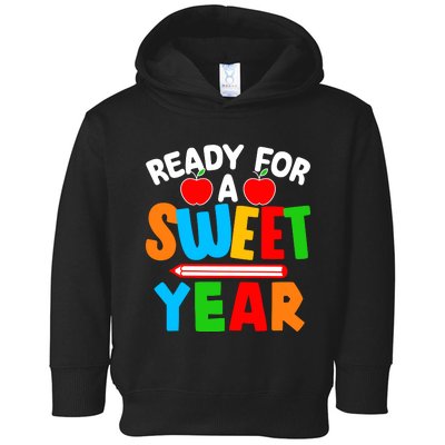 Ready For Sweet Year Back To School Teacher Toddler Hoodie