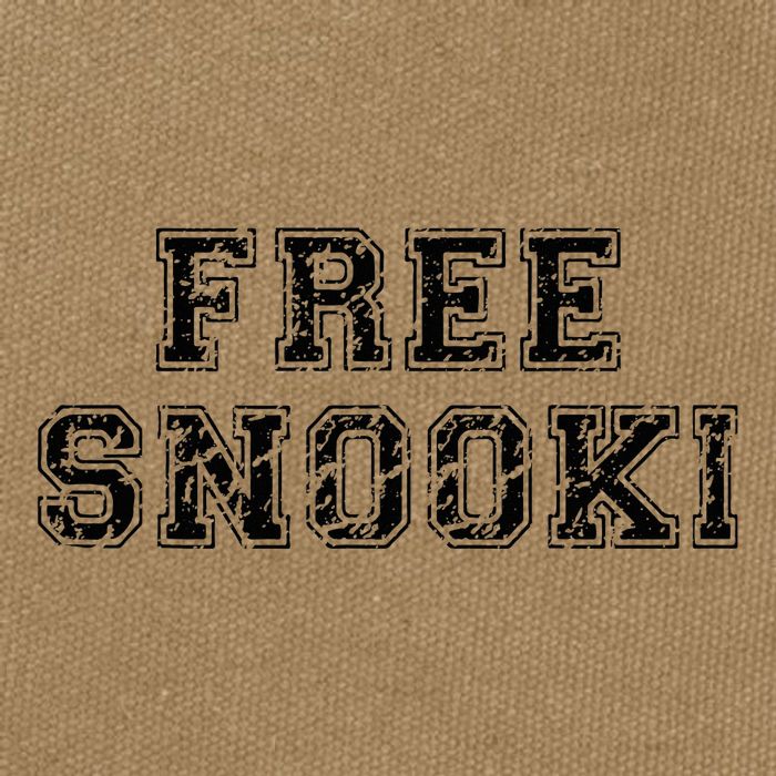 Retro Free Snooki Cotton Canvas Backpack
