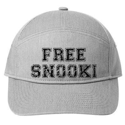 Retro Free Snooki 7-Panel Snapback Hat