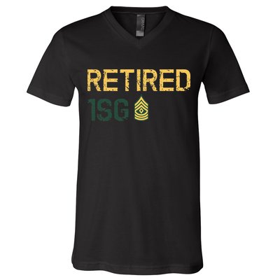 Retired First Sergeant (1SG) V-Neck T-Shirt