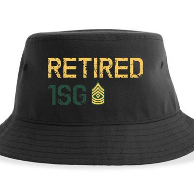 Retired First Sergeant (1SG) Sustainable Bucket Hat