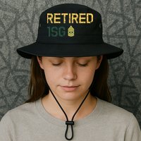 Retired First Sergeant (1SG) Bucket Hat