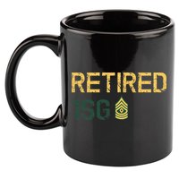Retired First Sergeant (1SG) 11oz C Handle Ceramic Mug