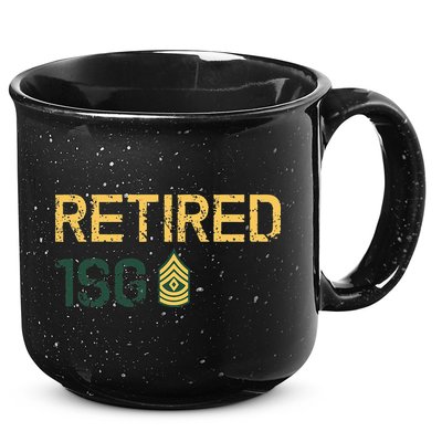 Retired First Sergeant (1SG) 15oz Campfire Ceramic Mug