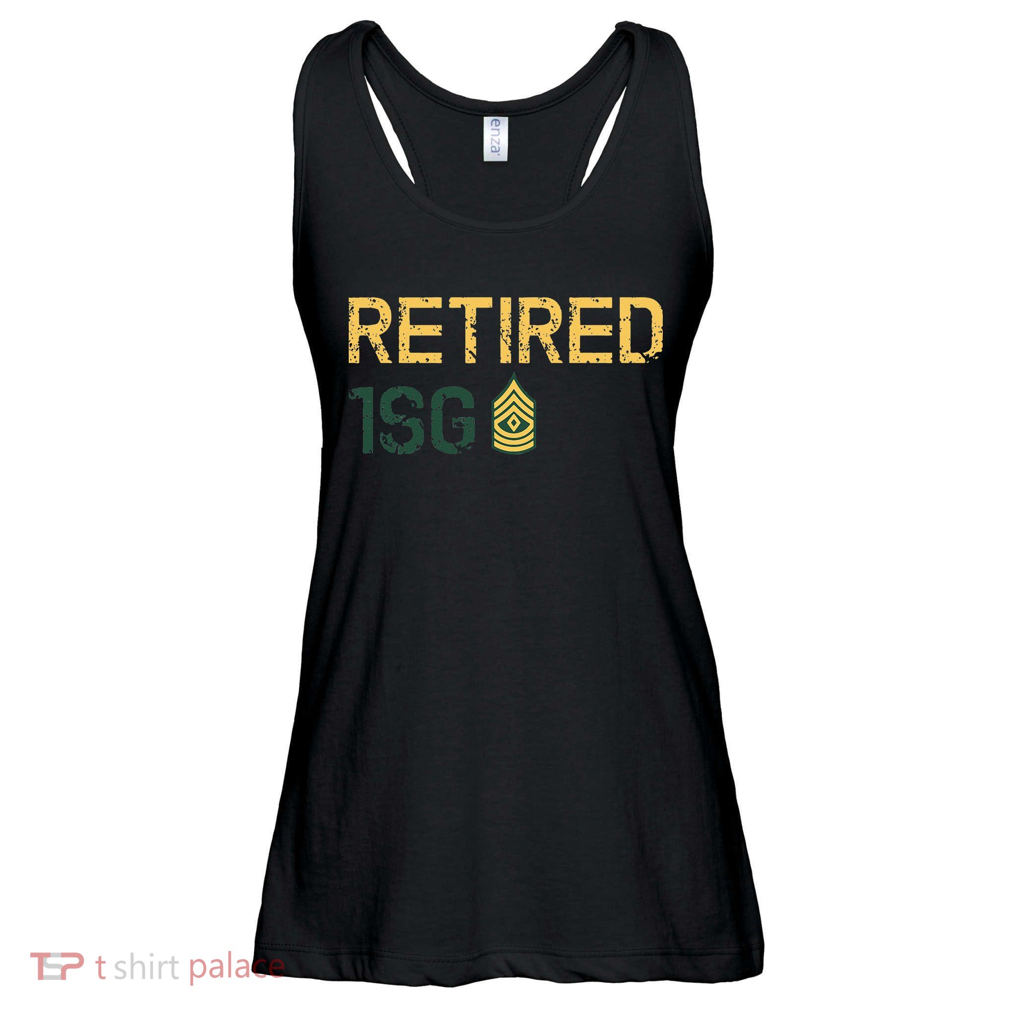 Retired First Sergeant (1SG) Ladies Essential Flowy Tank