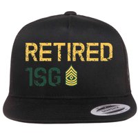 Retired First Sergeant (1SG) Flat Bill Trucker Hat