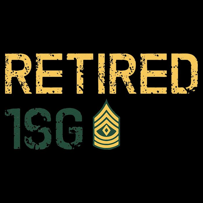 Retired First Sergeant (1SG) Flat Bill Trucker Hat