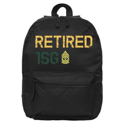 Retired First Sergeant (1SG) 16 in Basic Backpack