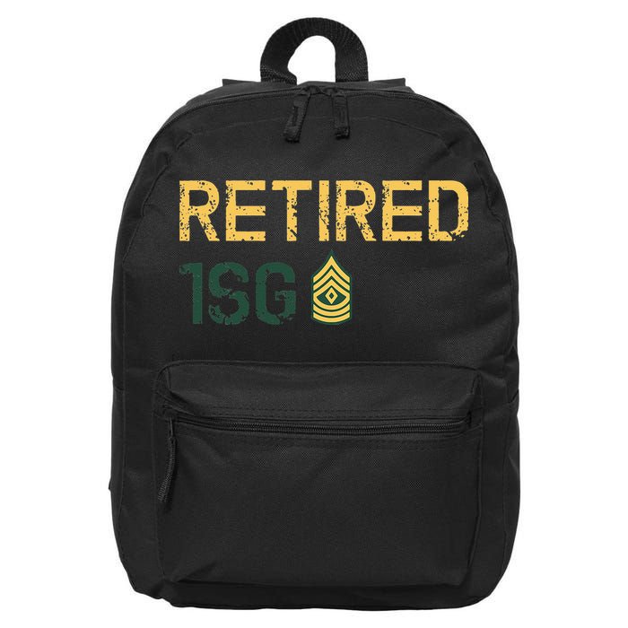 Retired First Sergeant (1SG) 16 in Basic Backpack