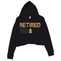 Retired First Sergeant (1SG) Crop Fleece Hoodie
